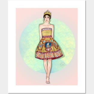 byzantine fashion girl Posters and Art